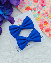 Elegant Blue Hair Bow Set - Versatile & Fashion-Forward Accessory
