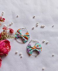 Bow Earring - Seagreen Passion