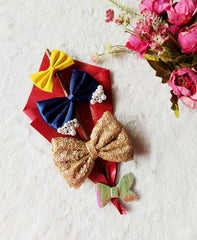 Bow-tiful Bliss: Handcrafted Hair Accessory Bouquet
