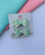 Sea Green Little Glitter Bow (pack of 2)
