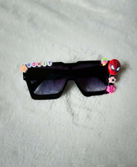 Rectangle Custom Name Sunglasses for Boys