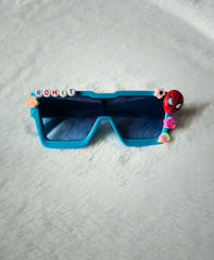Rectangle Custom Name Sunglasses for Boys