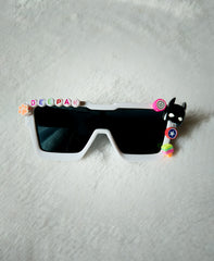 Rectangle Custom Name Sunglasses for Boys