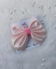 Sugar Plum Hair Bow - Pink