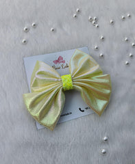Sugar Plum Hair Bow - Yellow