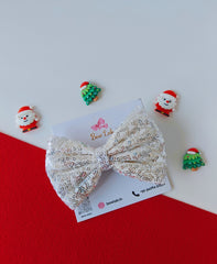 Snowflake Sparkle Bow