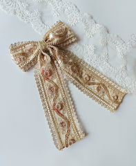 Bridal Glam Hair Bow