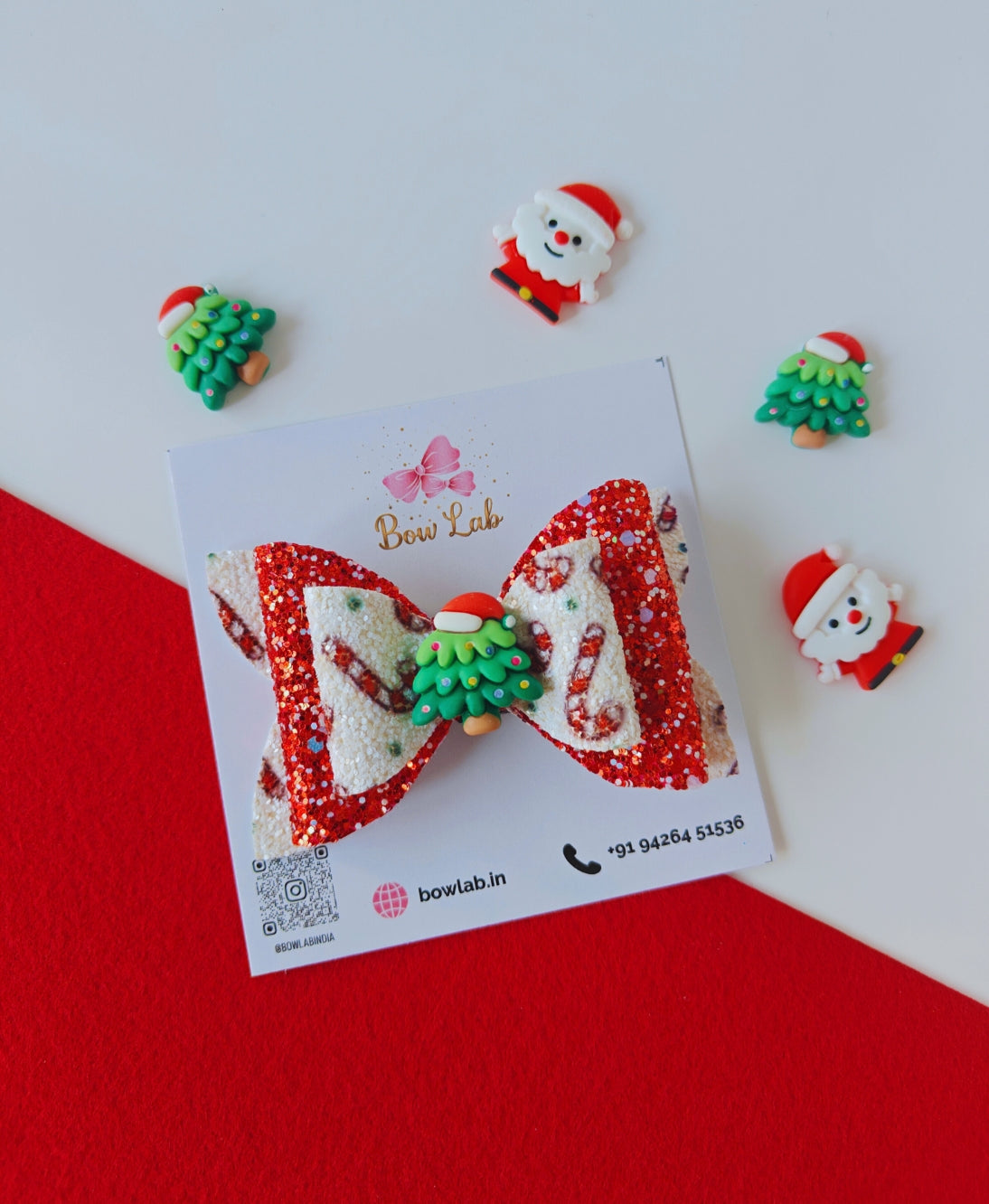 Christmas Tree Topper Bow Main image