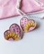 BabyPink Heart Earrings