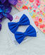 Elegant Blue Hair Bow Set - Versatile & Fashion-Forward Accessory