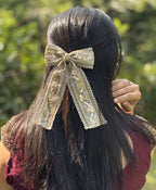 Bridal Glam Hair Bow