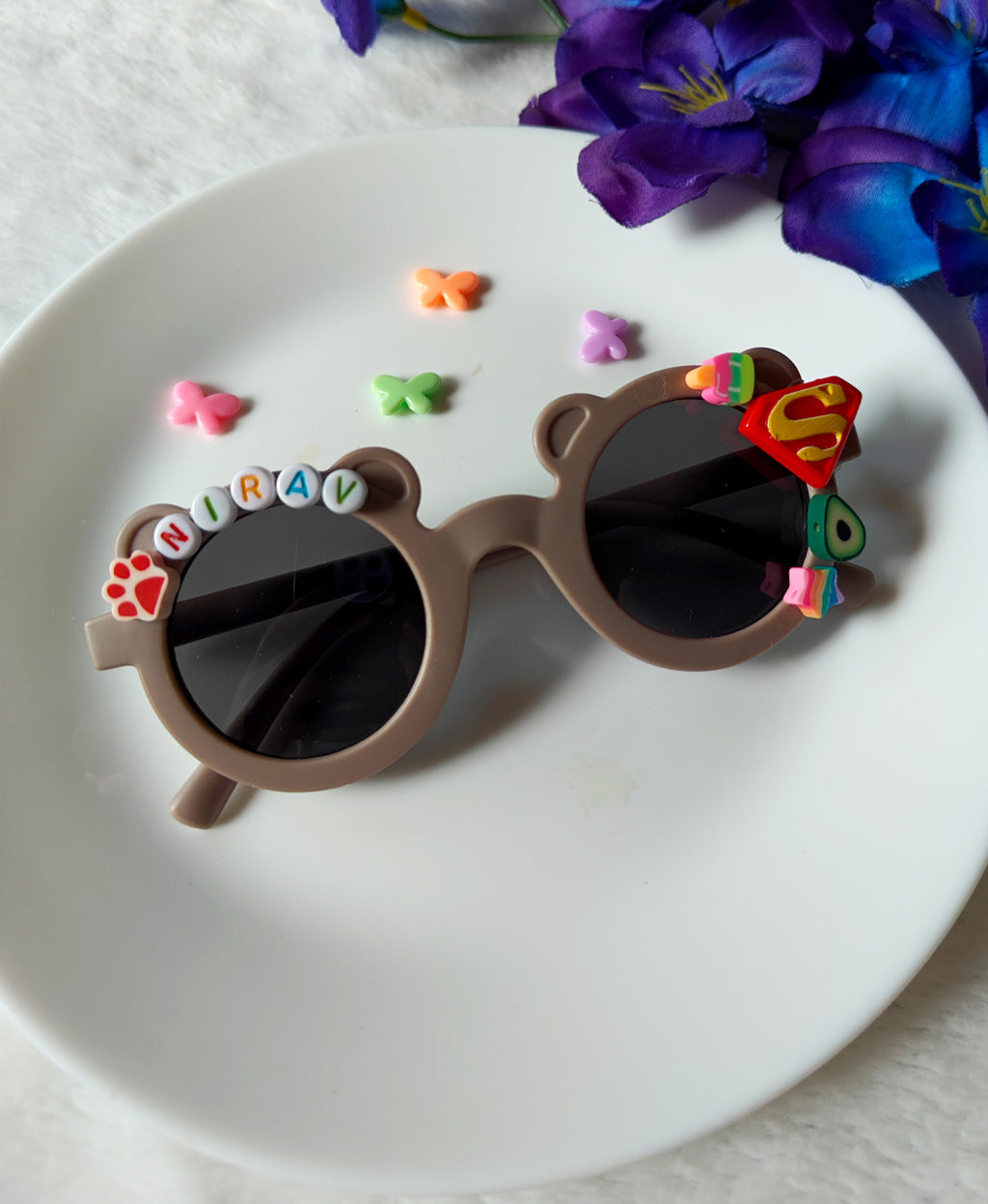 Teddy Custom Name Sunglasses for Boys