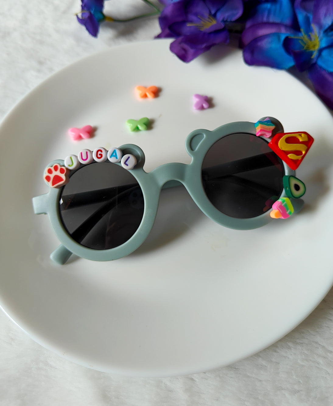 Teddy Custom Name Sunglasses for Boys