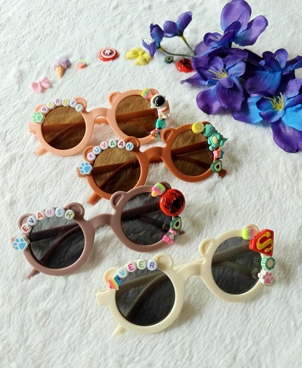 Teddy Custom Name Sunglasses for Boys