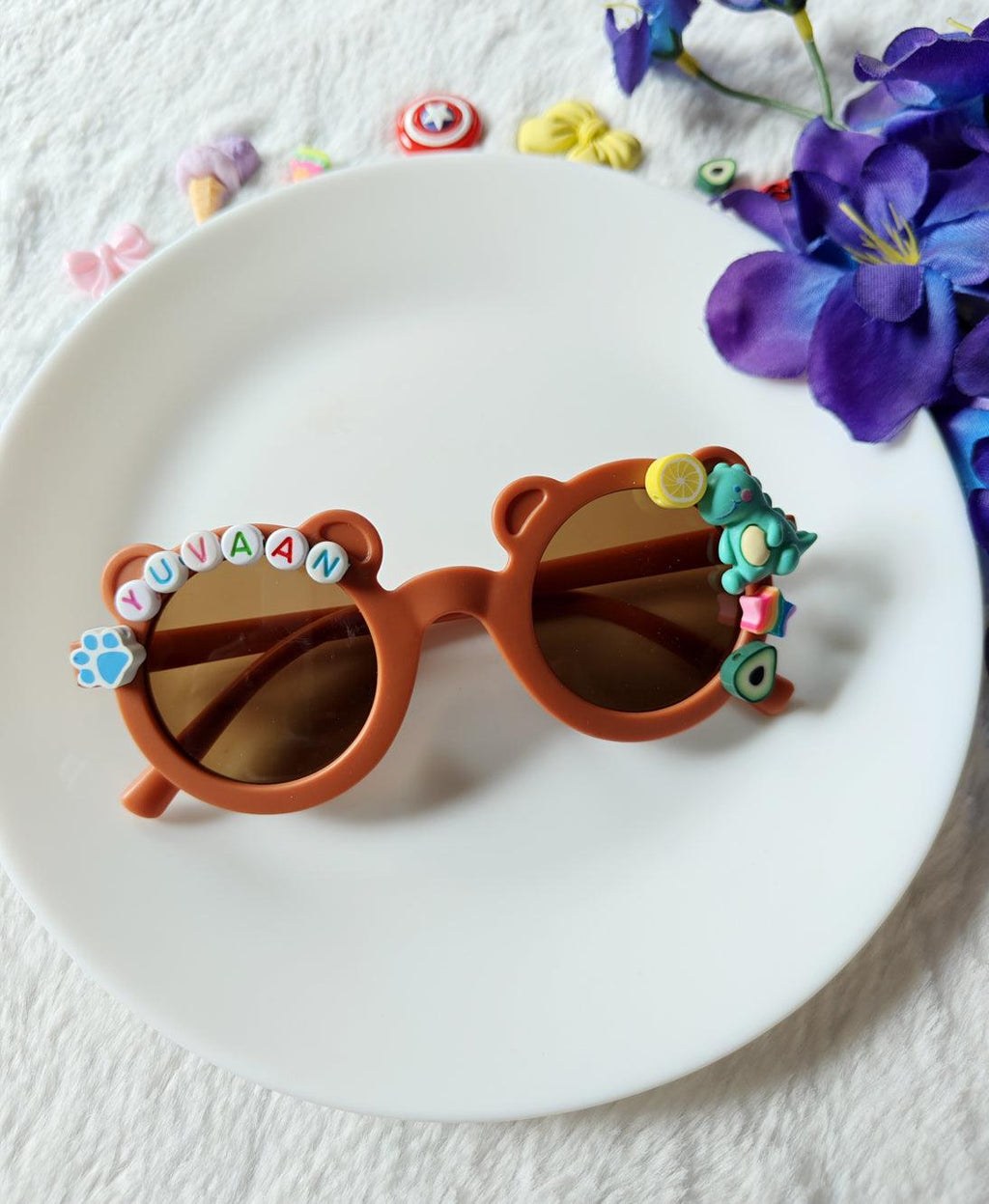 Teddy Custom Name Sunglasses for Boys