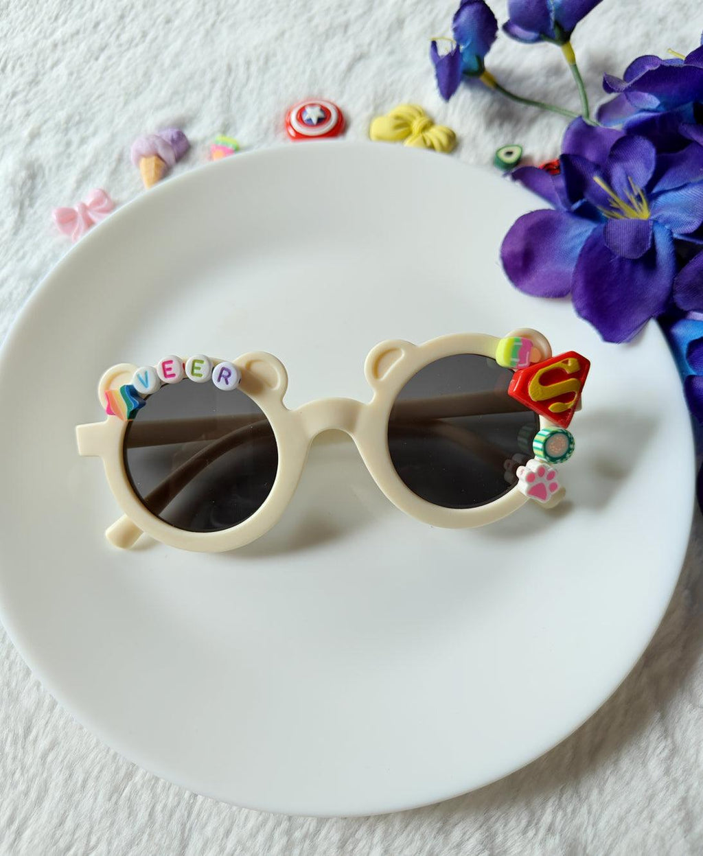 Teddy Custom Name Sunglasses for Boys