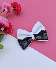 Black White Denim Twist