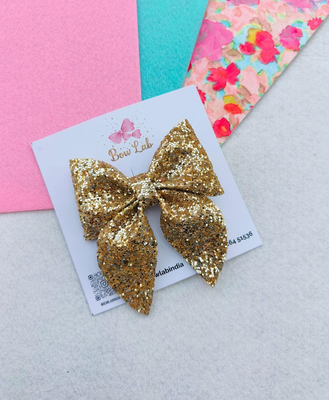 Gold Glitter Pigtail Main image