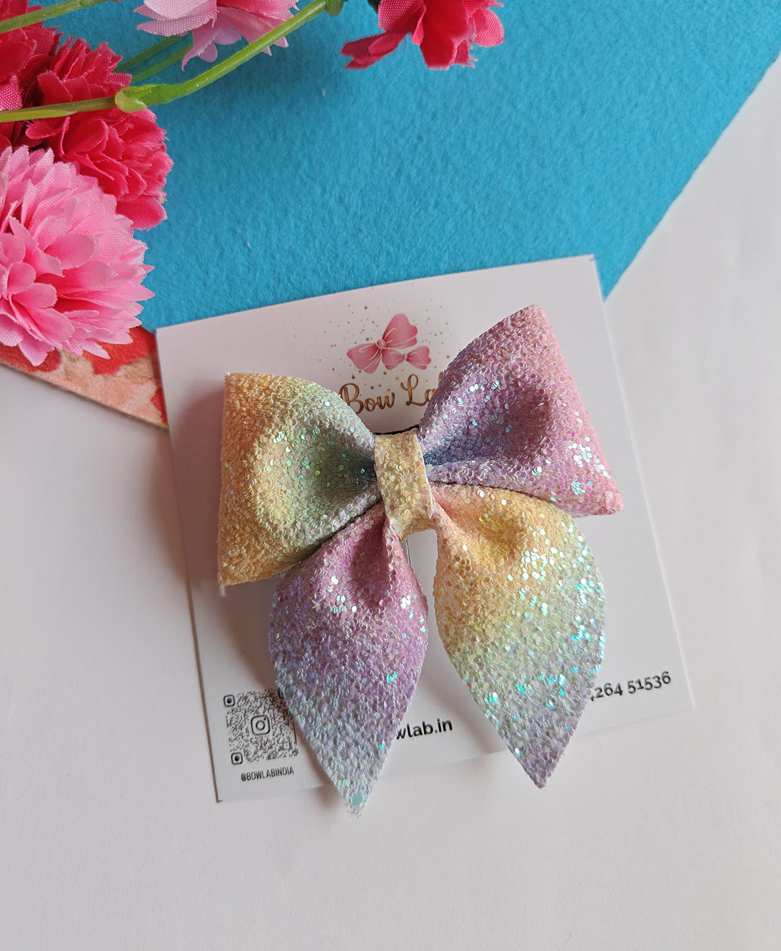 Shady Pink Glitter Pigtail Main image