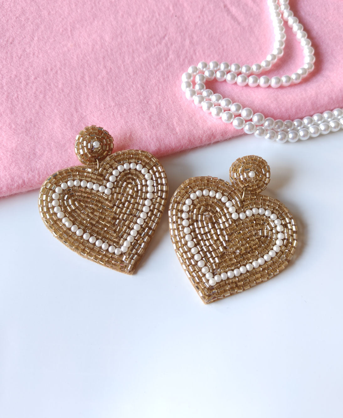 Golden Heart Earring
