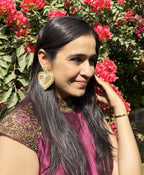 Golden Heart Earring