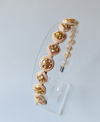 Gulabi-Gajra Kundan Hairband
