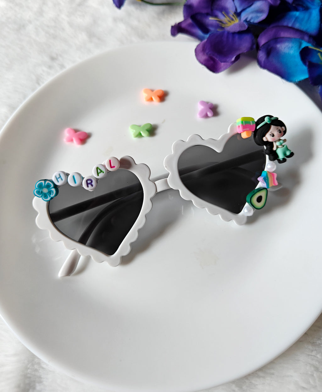 Heart Name Sunglasses for Girls