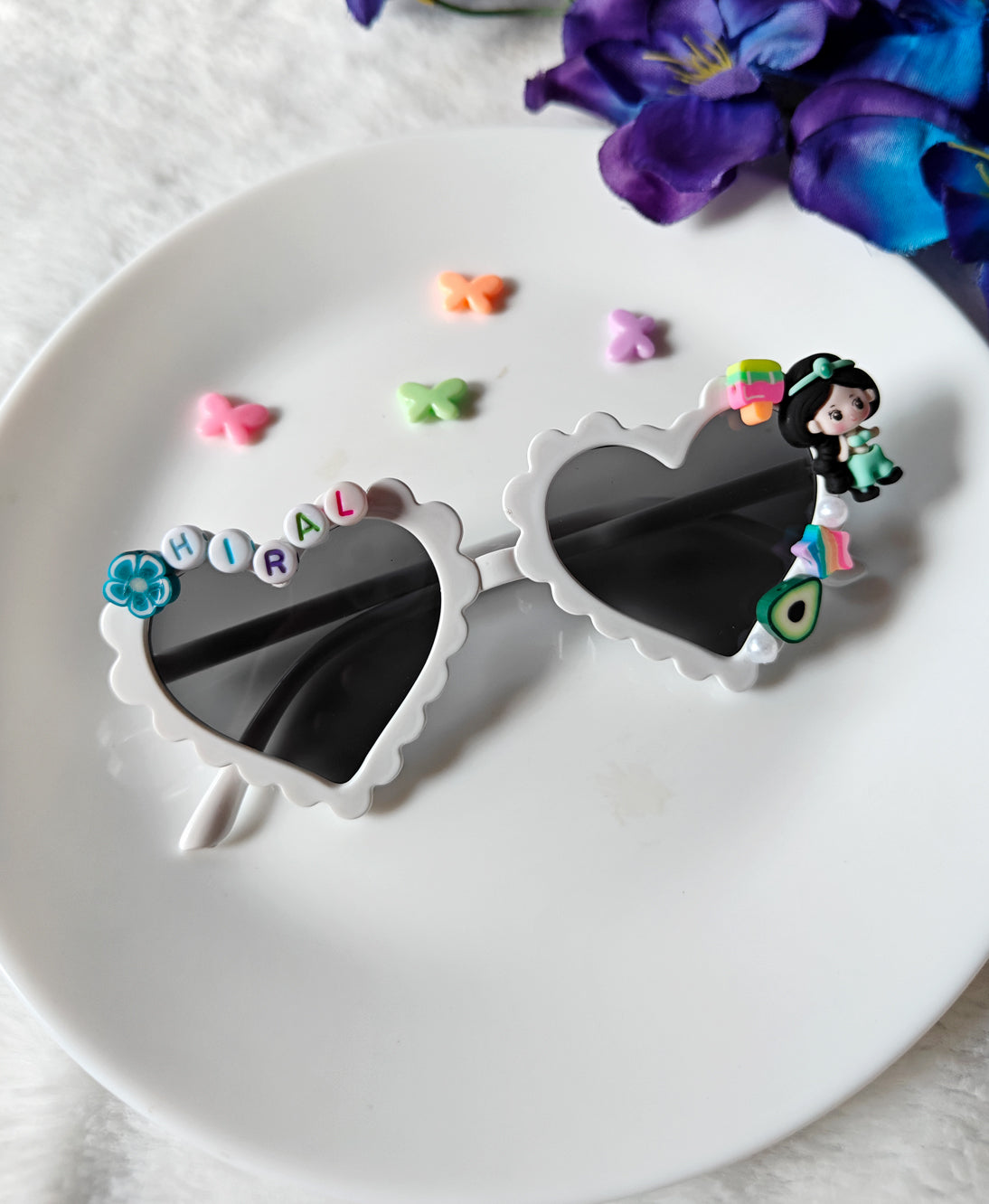 Heart Name Sunglasses for Girls