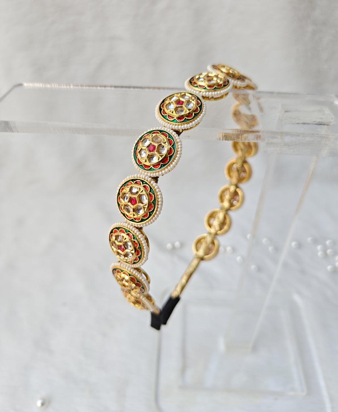 Jodha Kundan Hairband