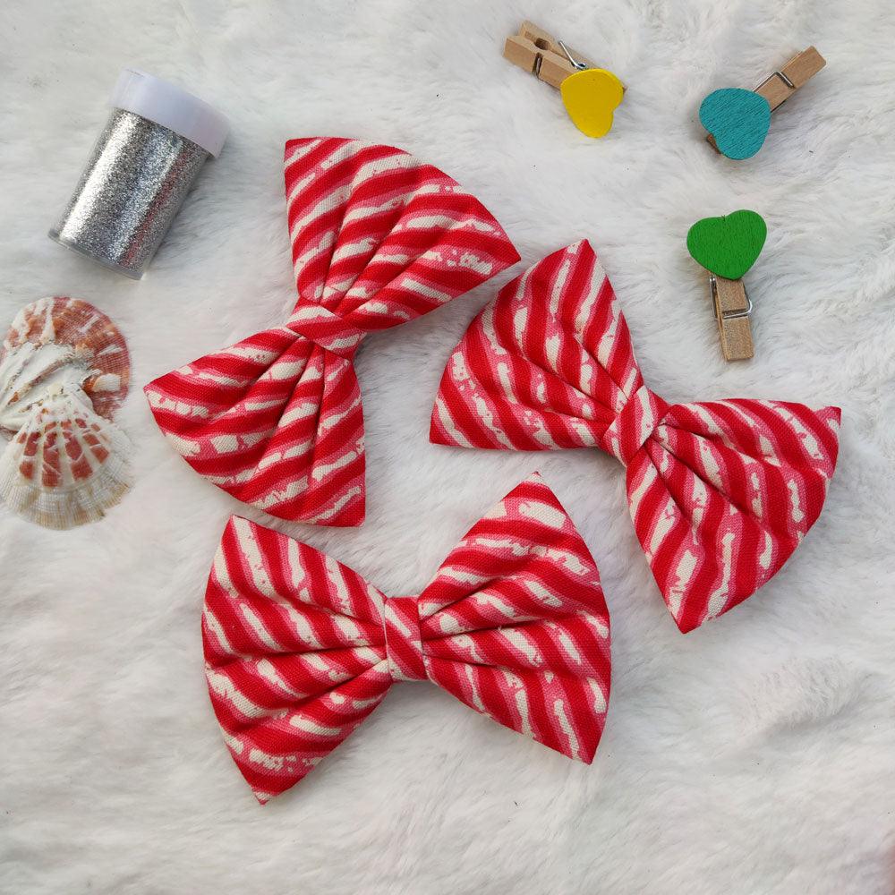 Leher Pink 4 inch Bow