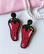 Mirchi (Chilli) Earring