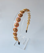 Moti Mandala Kundan Hairband