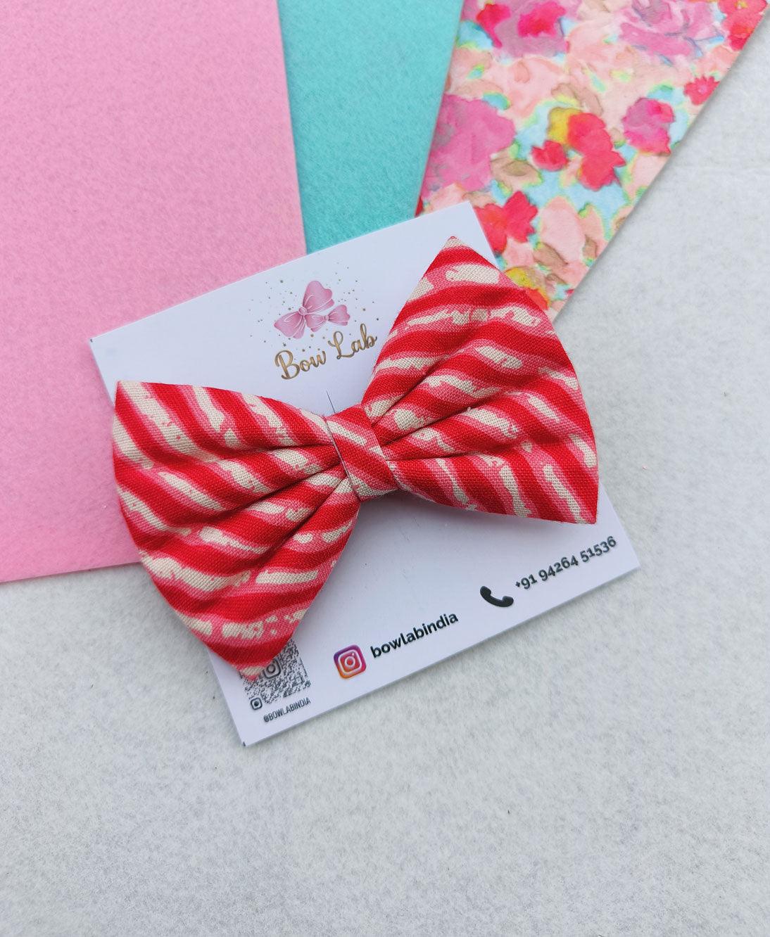 Leher Pink 4 inch Bow Main image