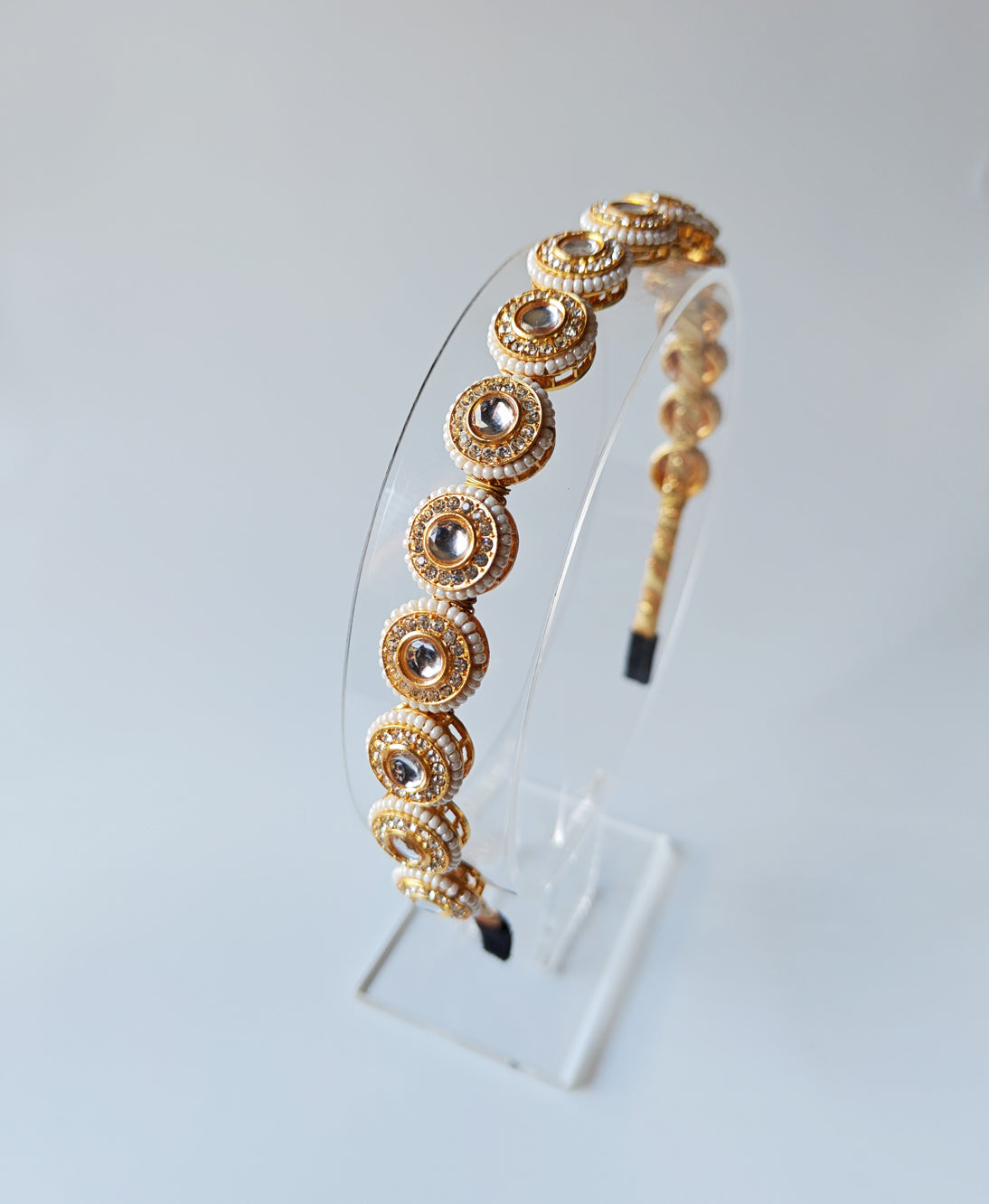 Rajwada Kundan Hairband Main image