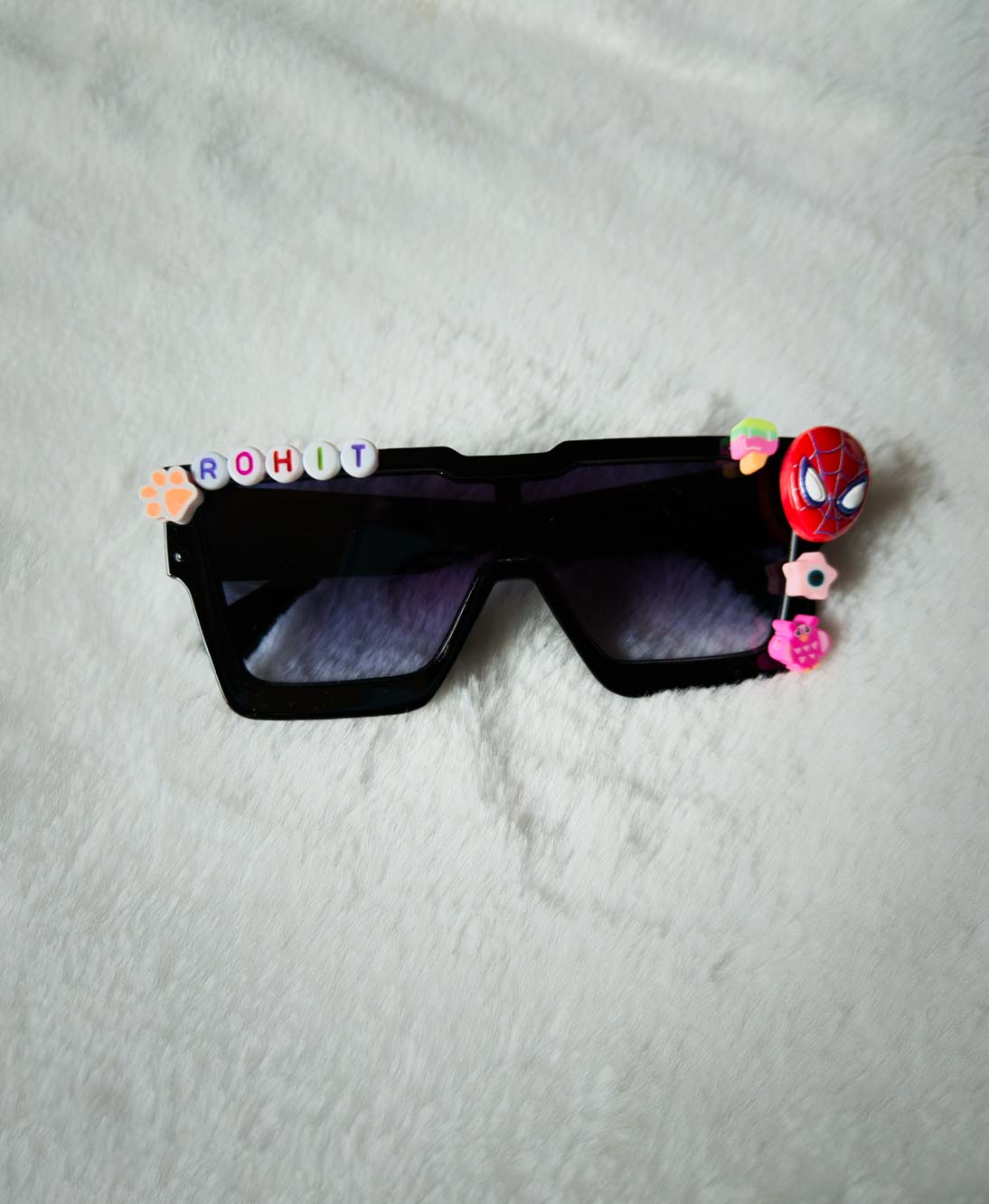 Rectangle Custom Name Sunglasses for Boys Secondary image