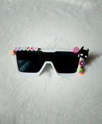Rectangle Custom Name Sunglasses for Boys