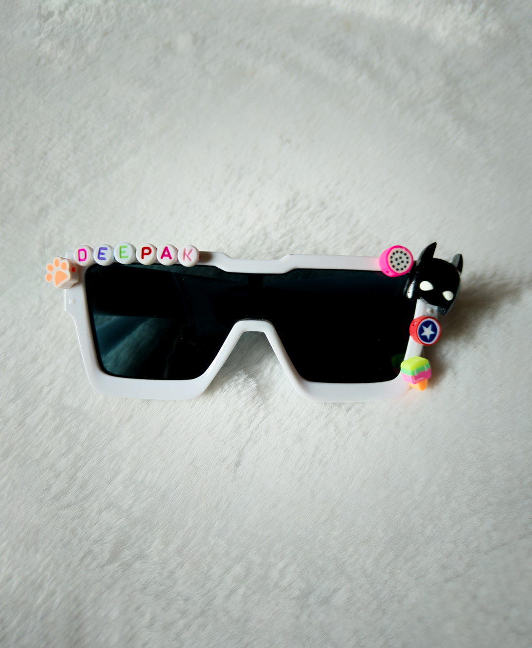 Rectangle Custom Name Sunglasses for Boys