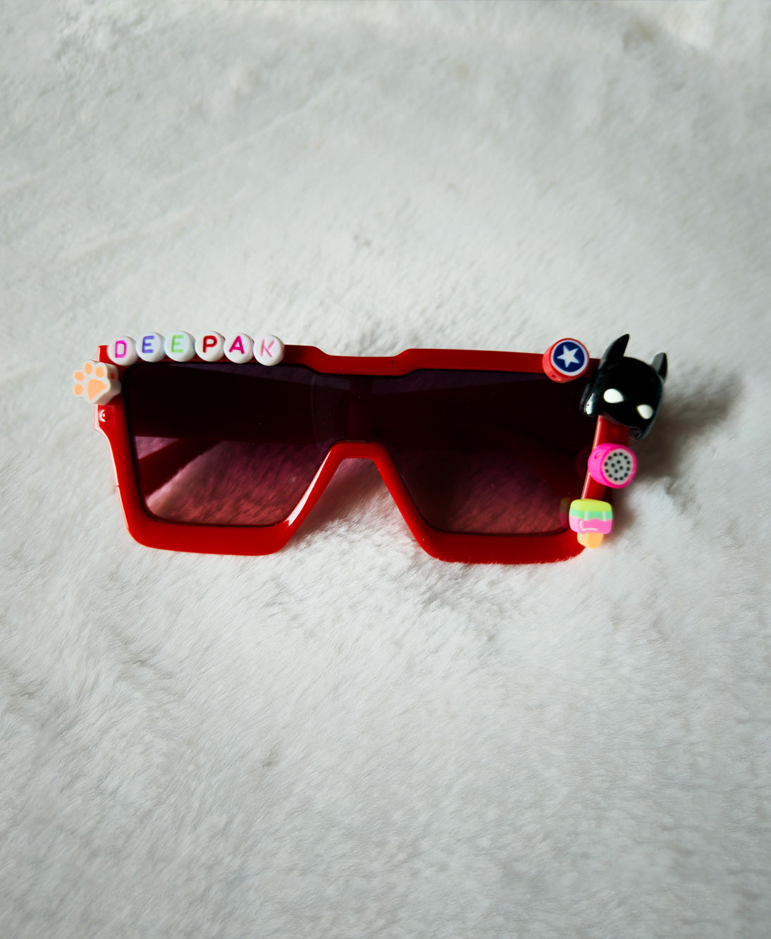 Rectangle Custom Name Sunglasses for Boys
