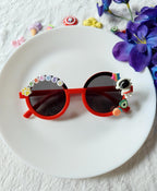 Round Custom Name Sunglasses for Boys