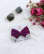 Royal Pearl Bow - Web Purple