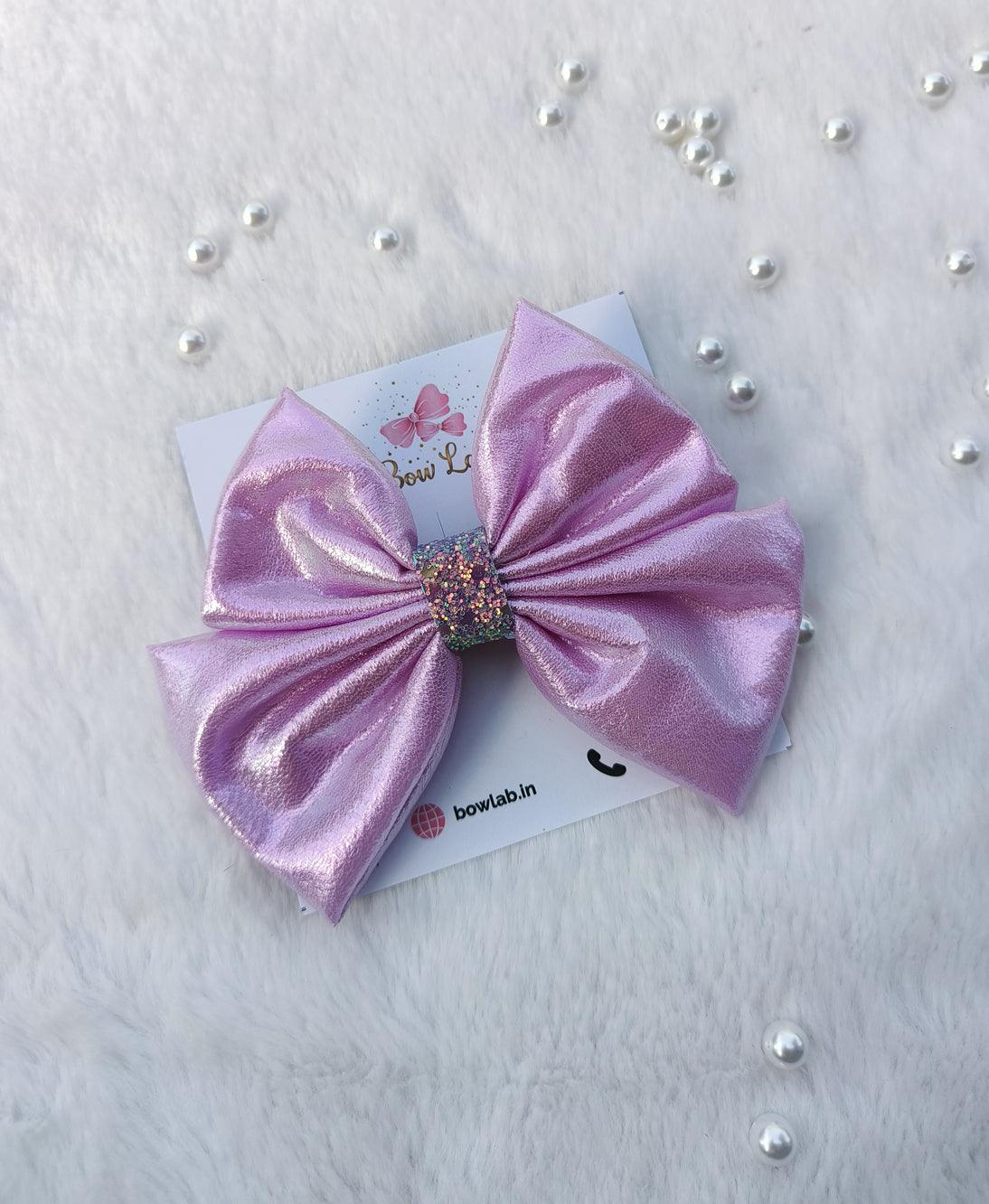 Sugar Plum Hair Bow - Purple Main image