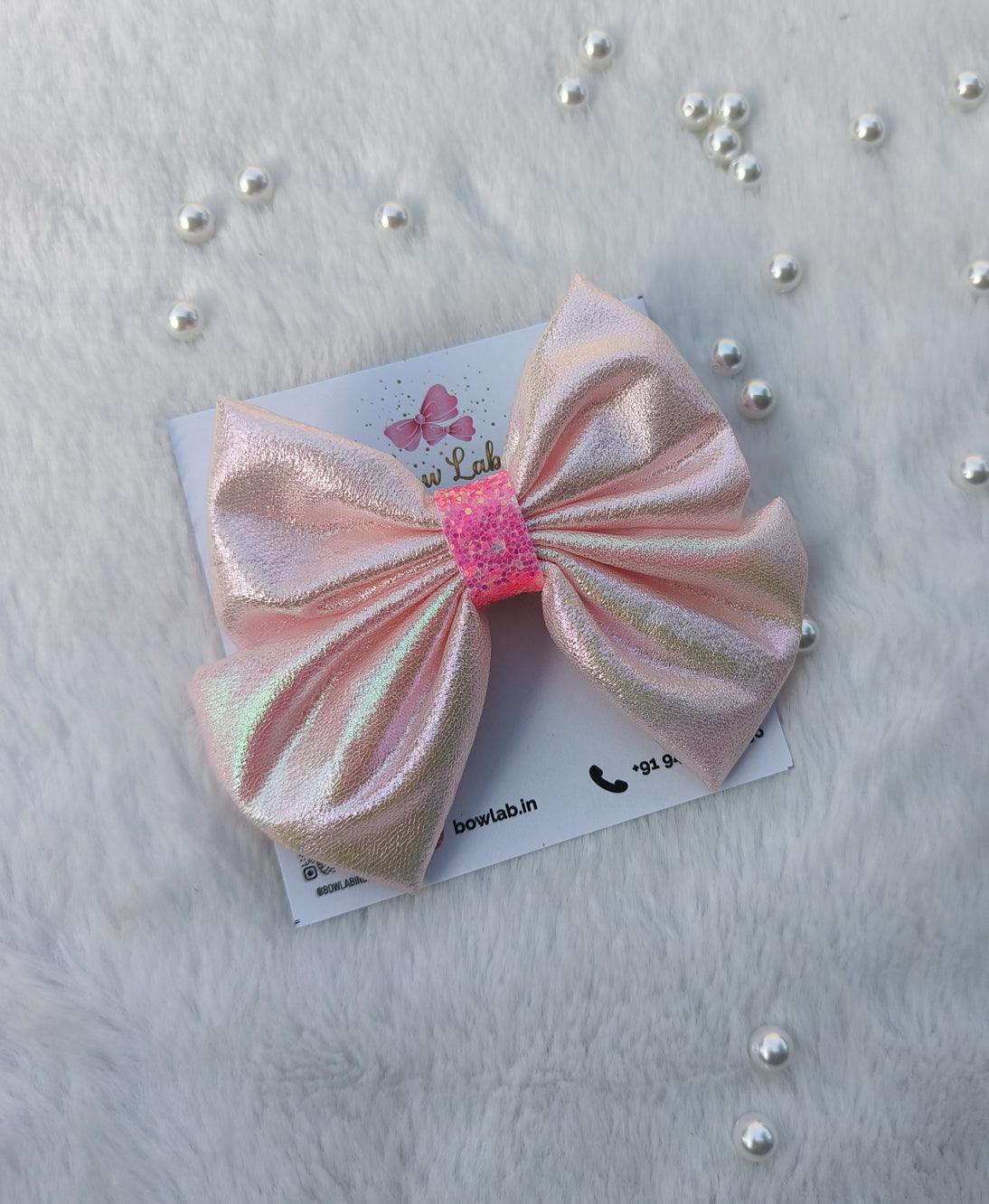 Sugar Plum Hair Bow - Pink Main image