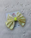 Sugar Plum Hair Bow - Yellow