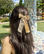 Pearl Velvet Bow
