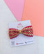 Magenta Festive Bow with Gold Detailing