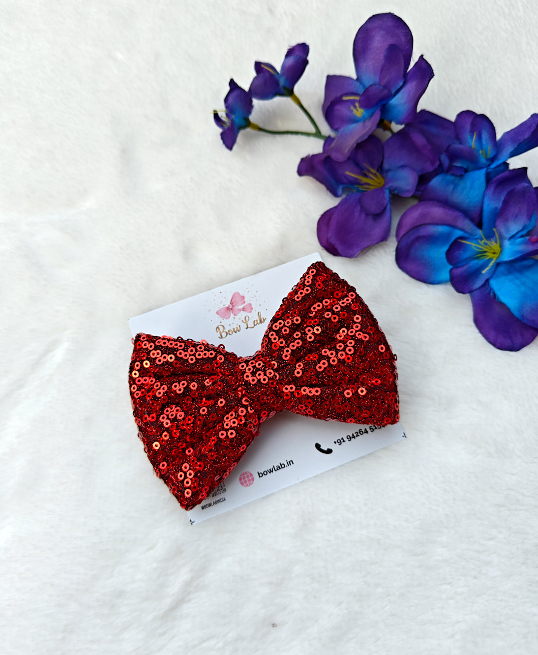 Red Sequin Bow Main image